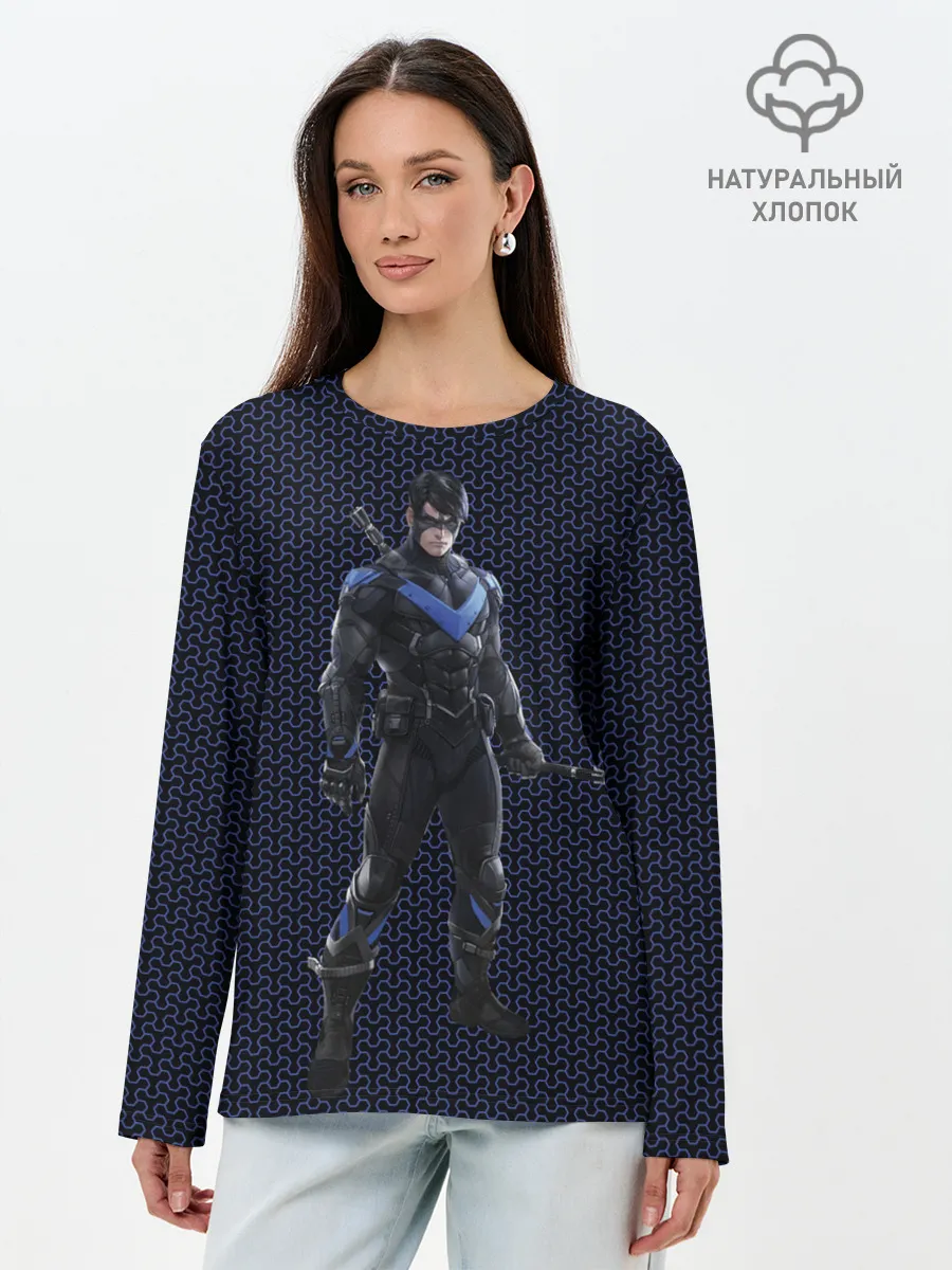 Лонгслив женский. Хлопок / Nightwing