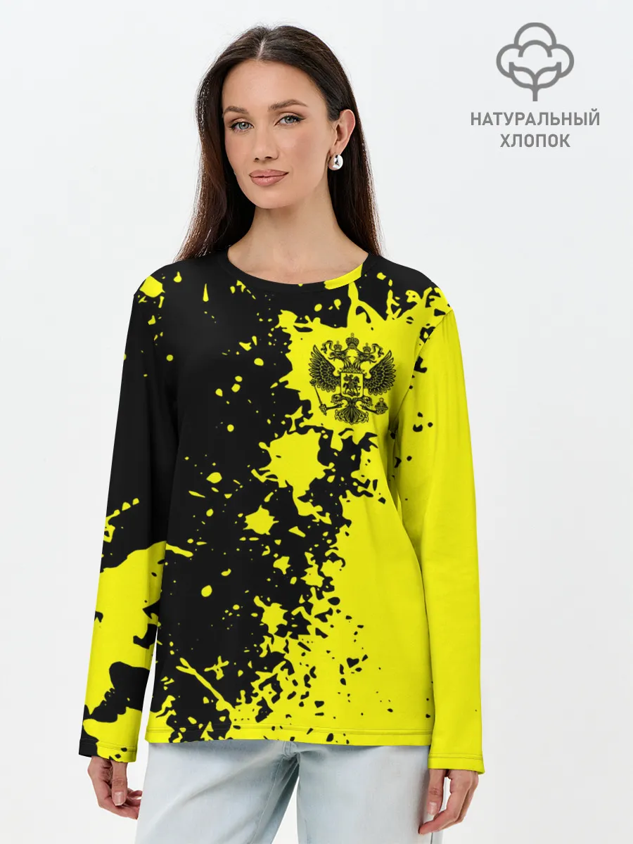 Лонгслив женский. Хлопок / Россия