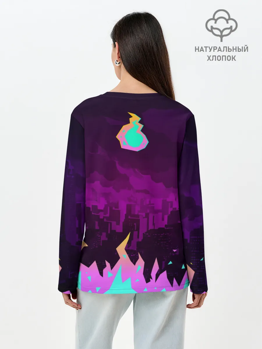 Лонгслив женский. Хлопок / PROMARE