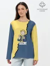 Лонгслив женский. Хлопок / Fallout logo boy