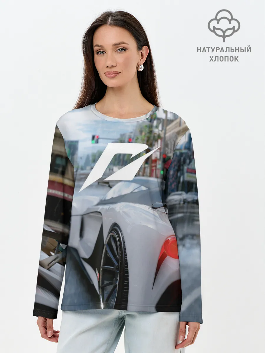 Лонгслив женский. Хлопок / NFS Shift