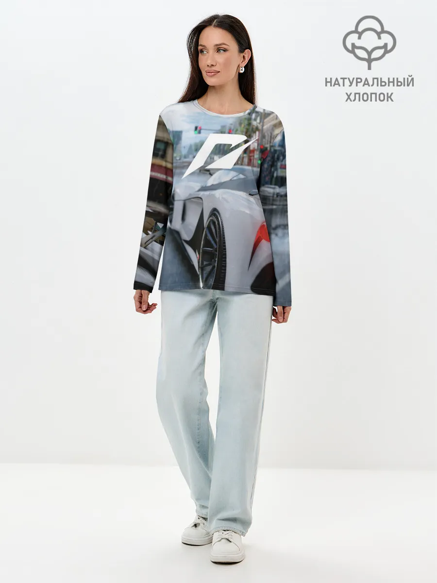 Лонгслив женский. Хлопок / NFS Shift