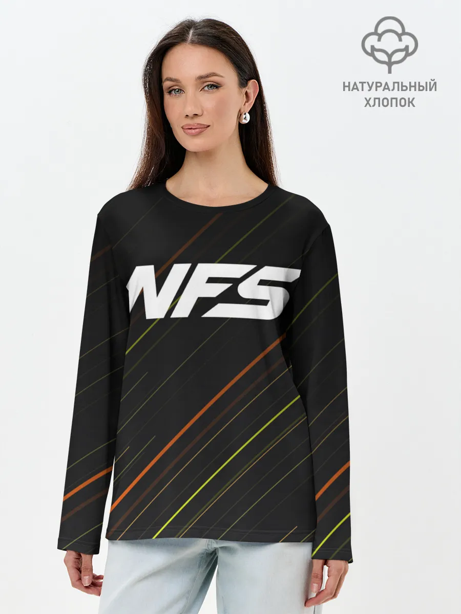 Лонгслив женский. Хлопок / NFS