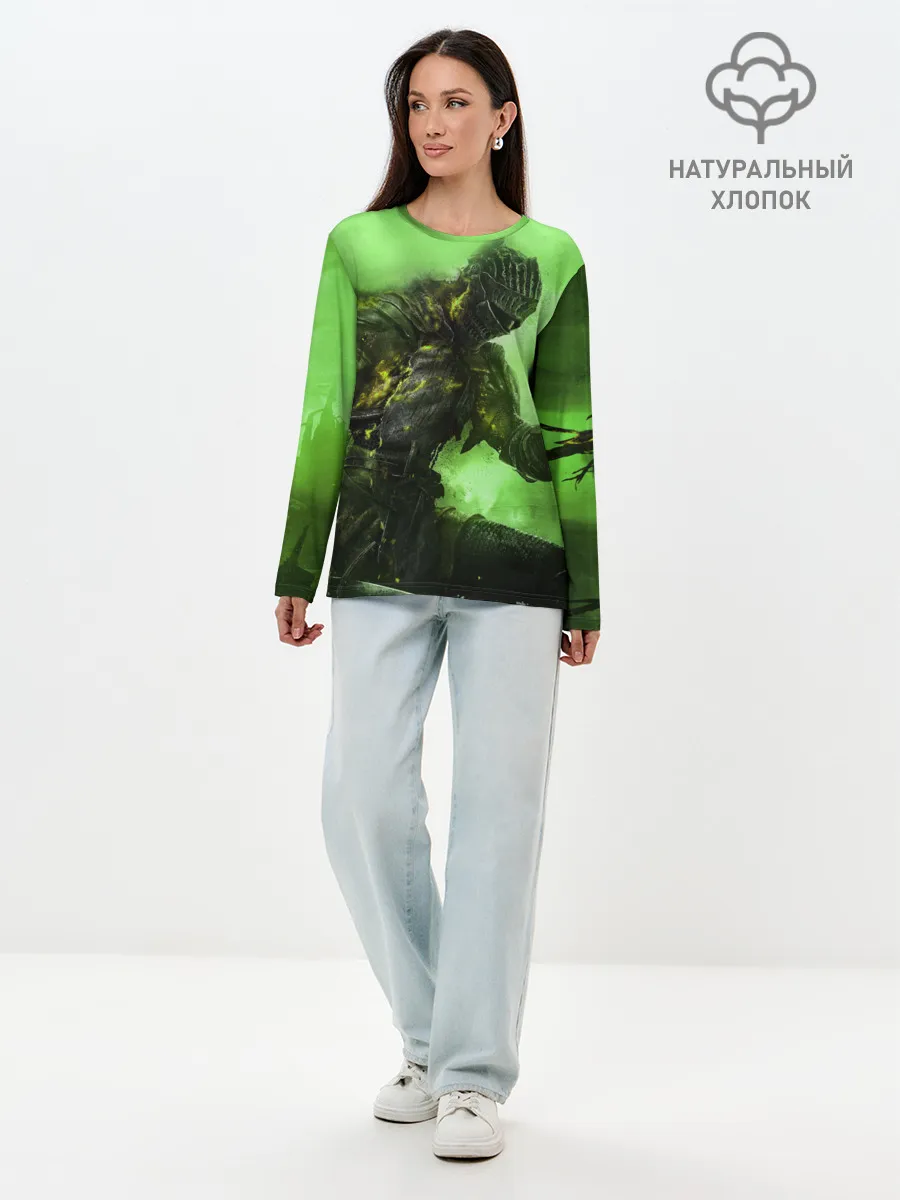 Лонгслив женский. Хлопок / DARK SOULS