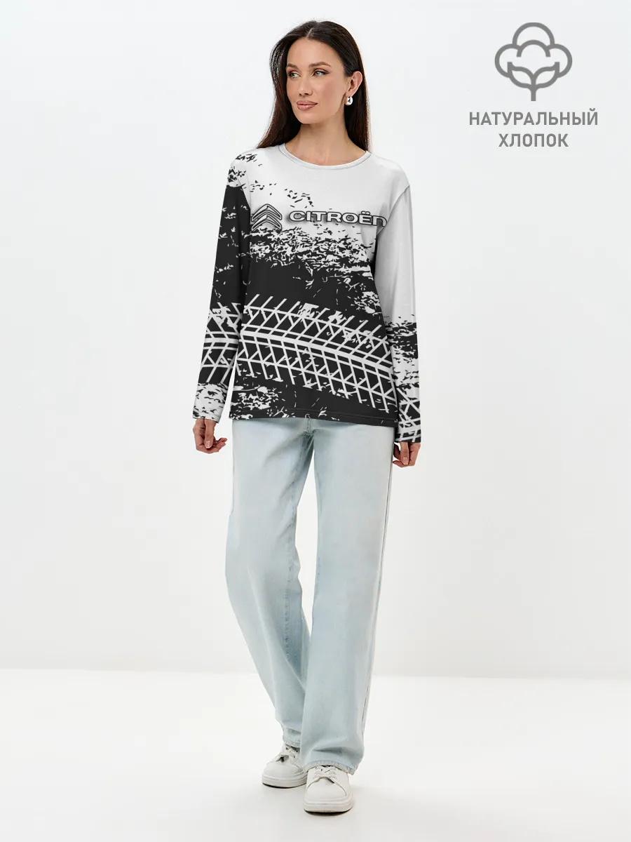 Лонгслив женский. Хлопок / CITROEN