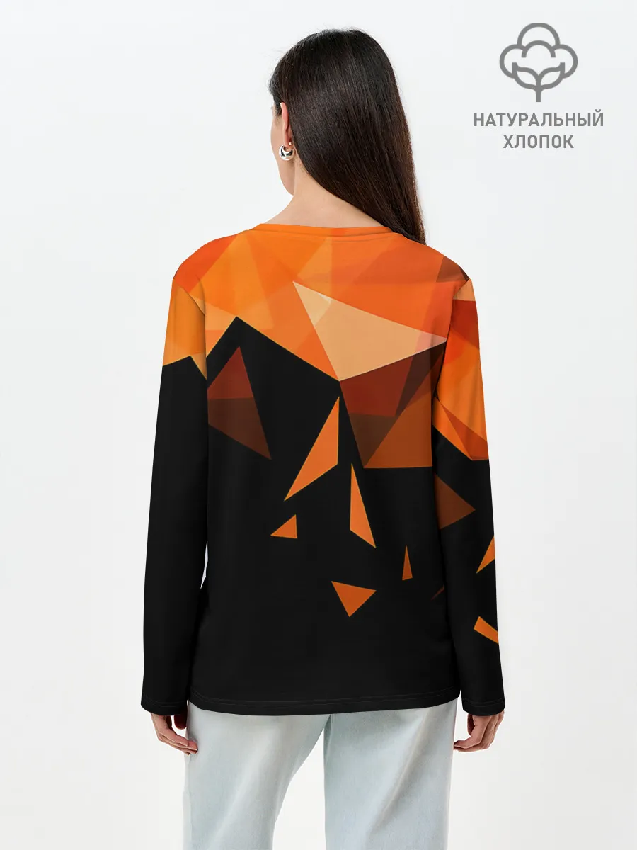 Лонгслив женский. Хлопок / Россия