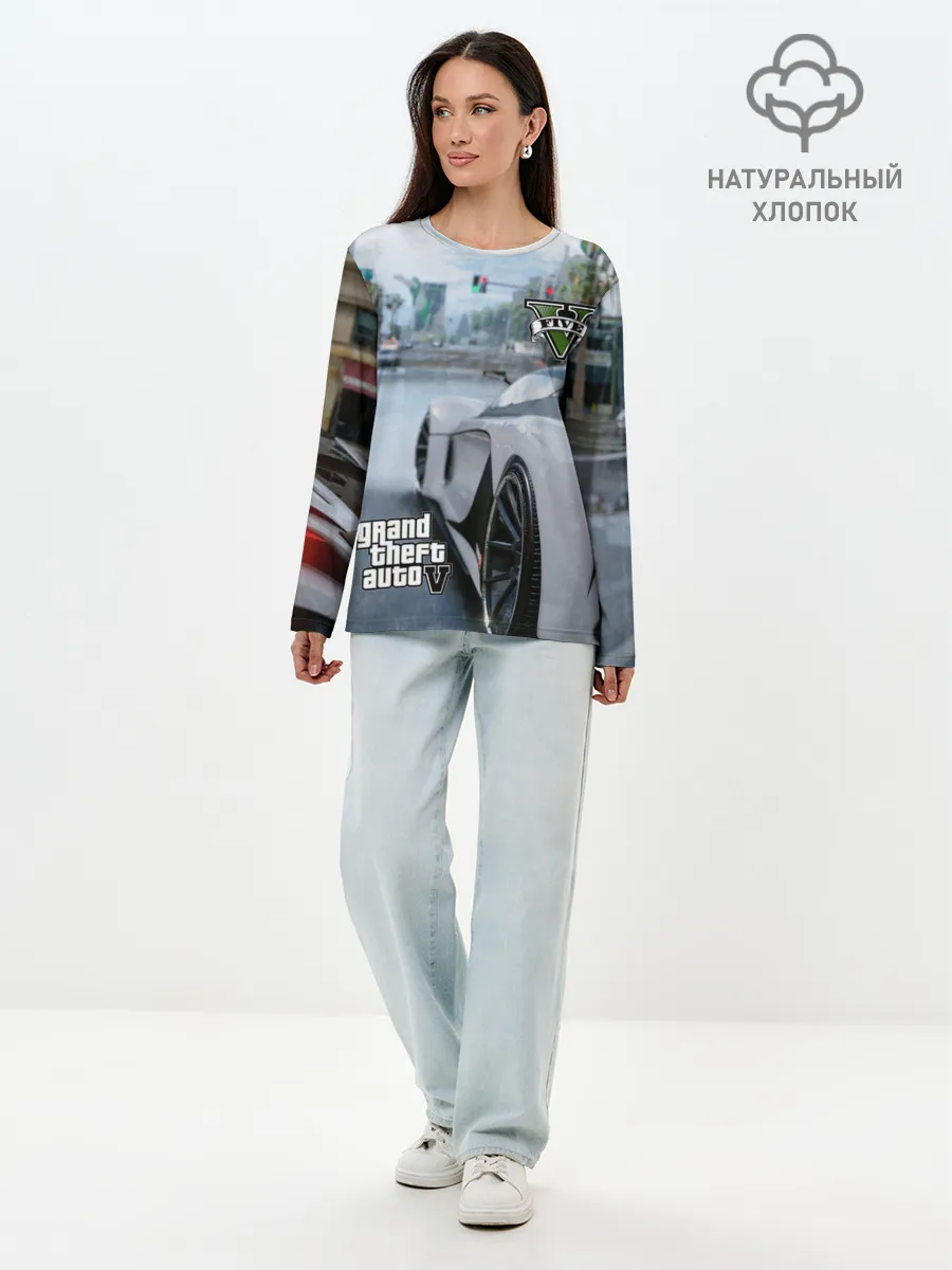 Лонгслив женский. Хлопок / Gta V
