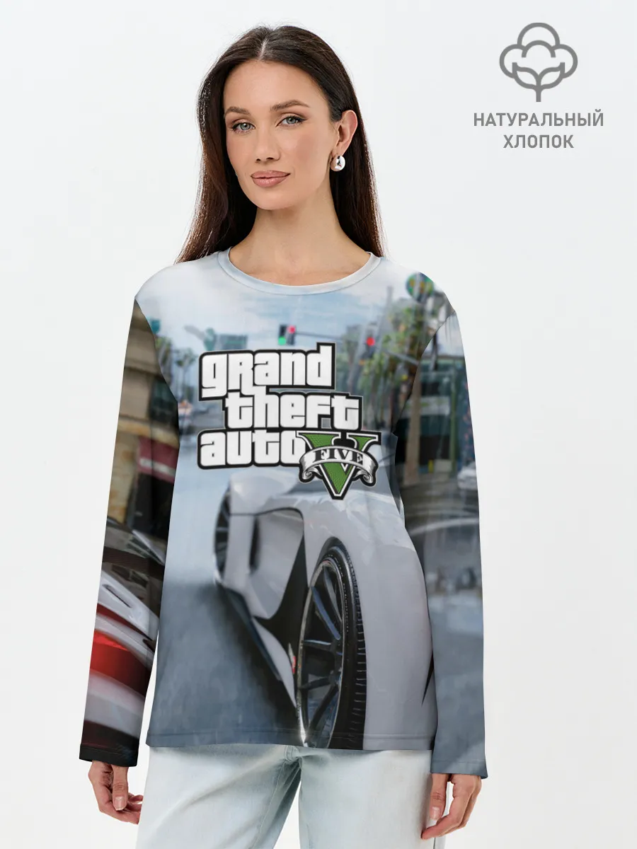 Лонгслив женский. Хлопок / GTA V