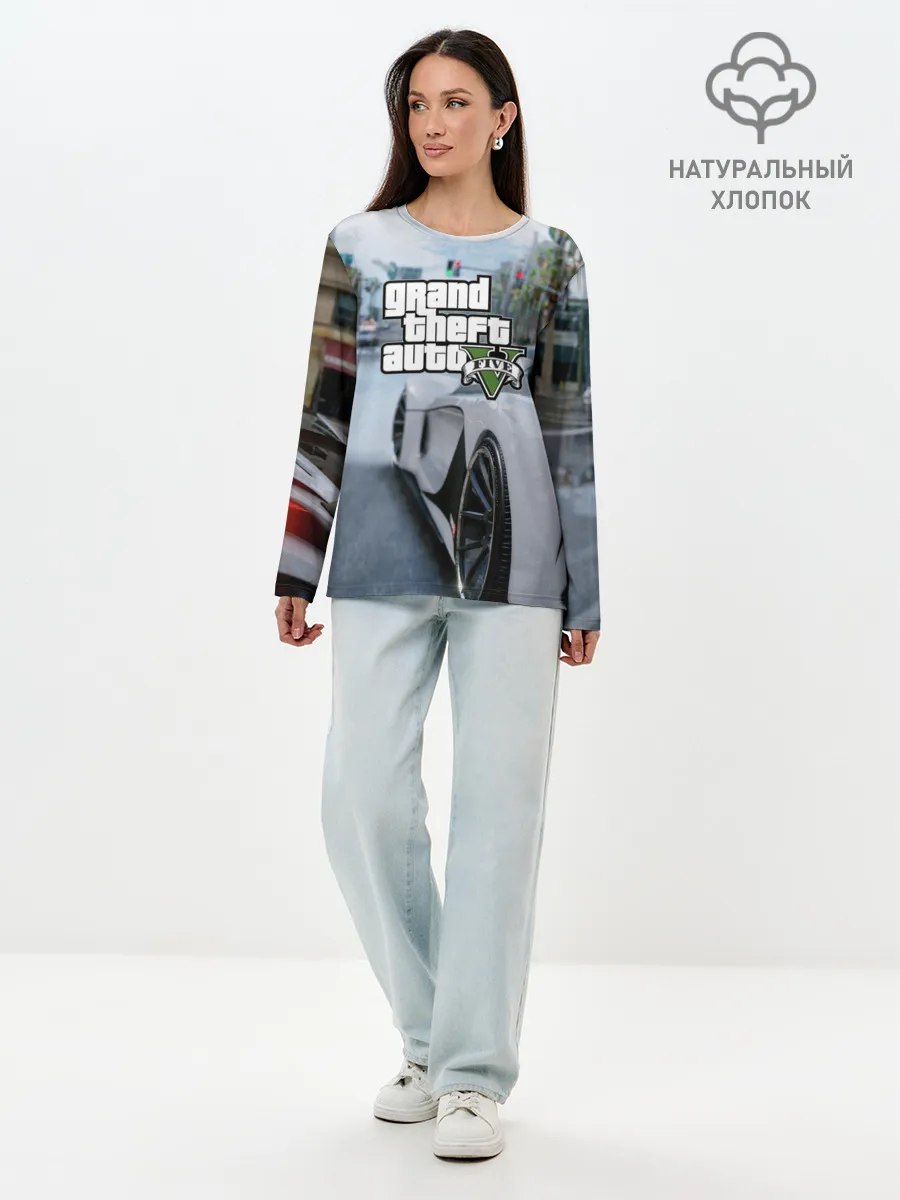 Лонгслив женский. Хлопок / GTA V