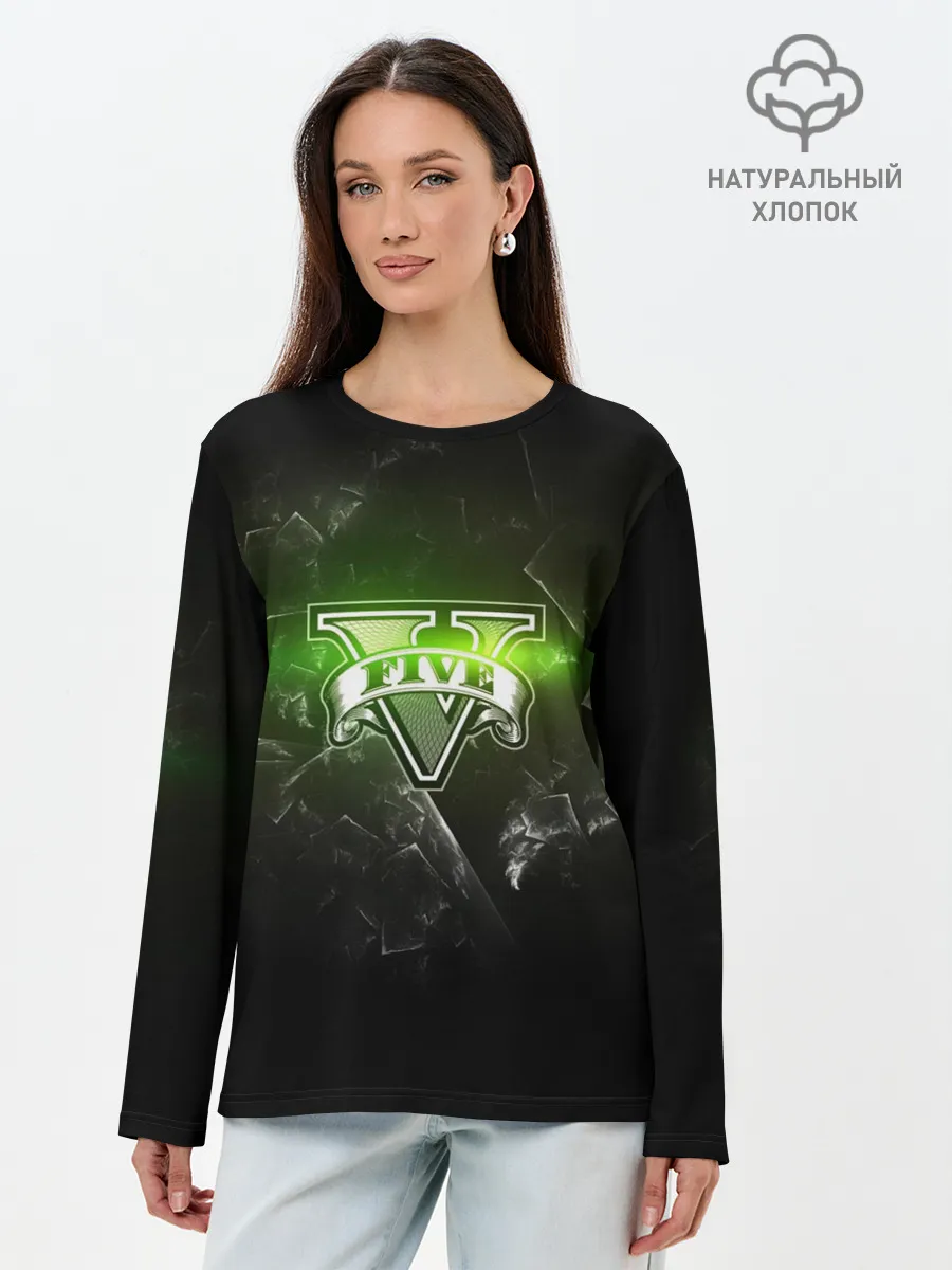 Лонгслив женский. Хлопок / GTA 5