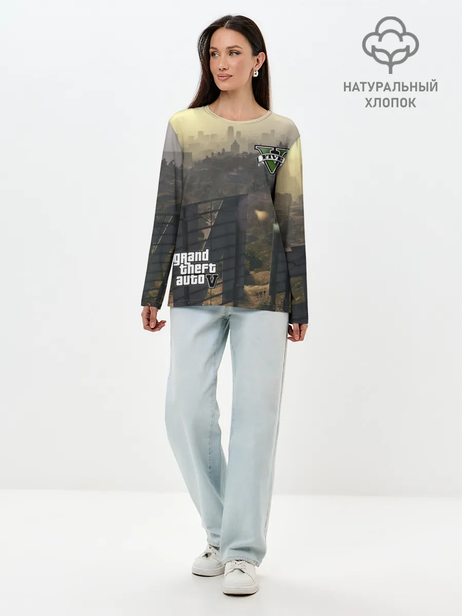 Лонгслив женский. Хлопок / GTA V
