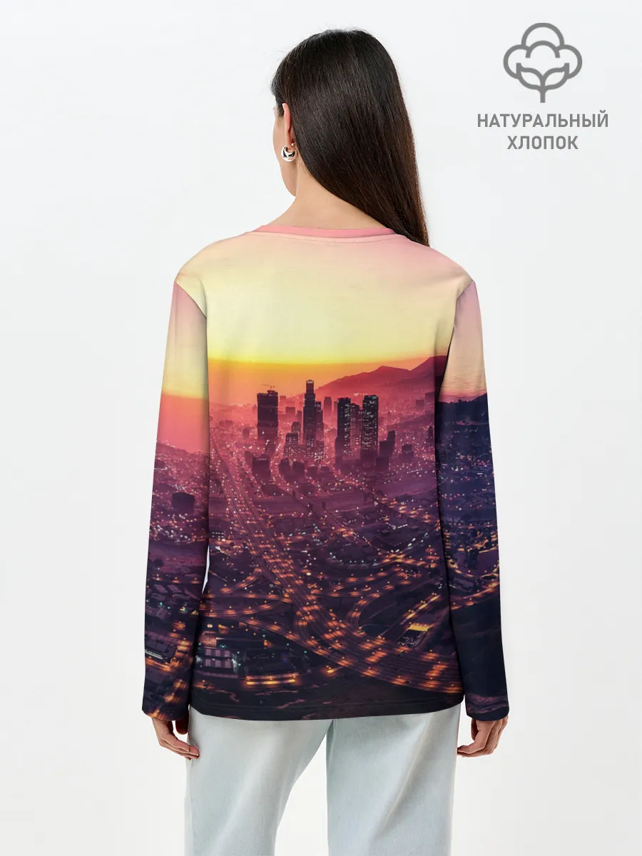 Лонгслив женский. Хлопок / Gta V Five