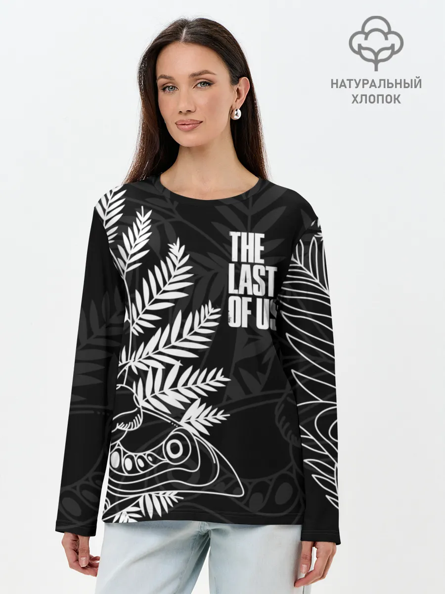 Лонгслив женский. Хлопок / THE LAST OF US 2 | ОДНИ ИЗ НАС 2 ТАТУ ЭЛЛИ