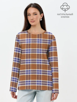 Лонгслив женский. Хлопок / Модный Фагот