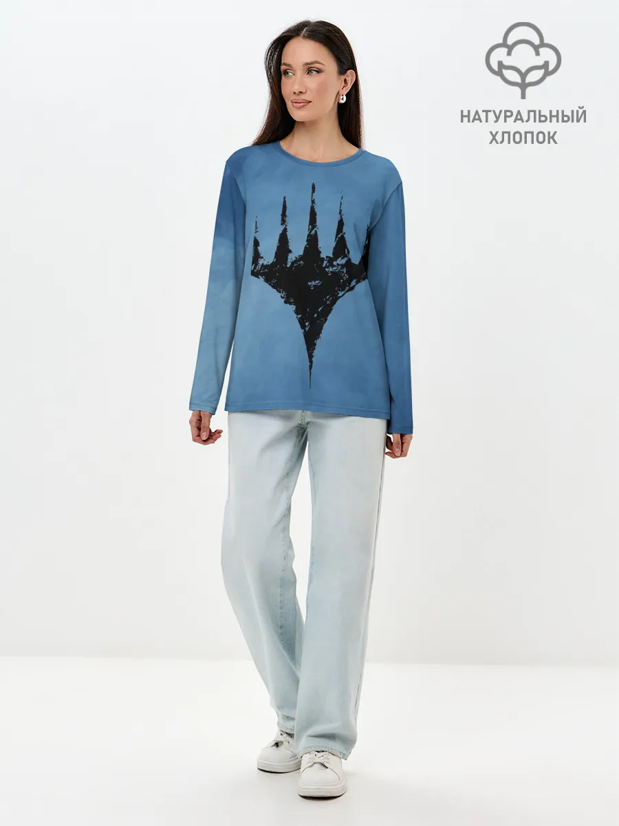 Лонгслив женский. Хлопок / Magic the gathering