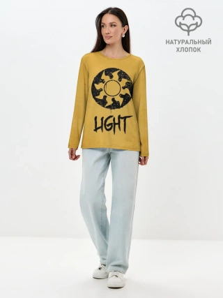 Лонгслив женский. Хлопок / Emblems Light