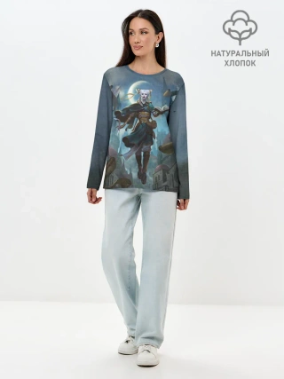 Лонгслив женский. Хлопок / Tamiyo