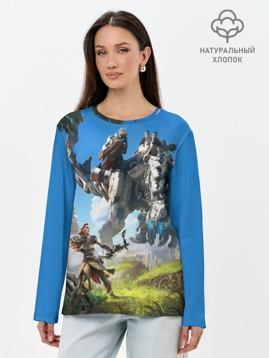 Лонгслив женский. Хлопок / HORIZON ZERO DAWN