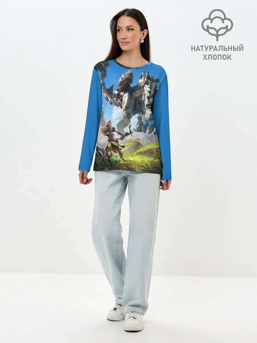 Лонгслив женский. Хлопок / HORIZON ZERO DAWN