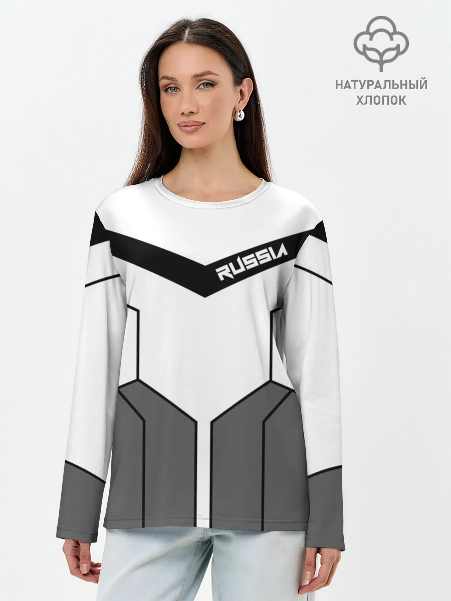 Лонгслив женский. Хлопок / Russia