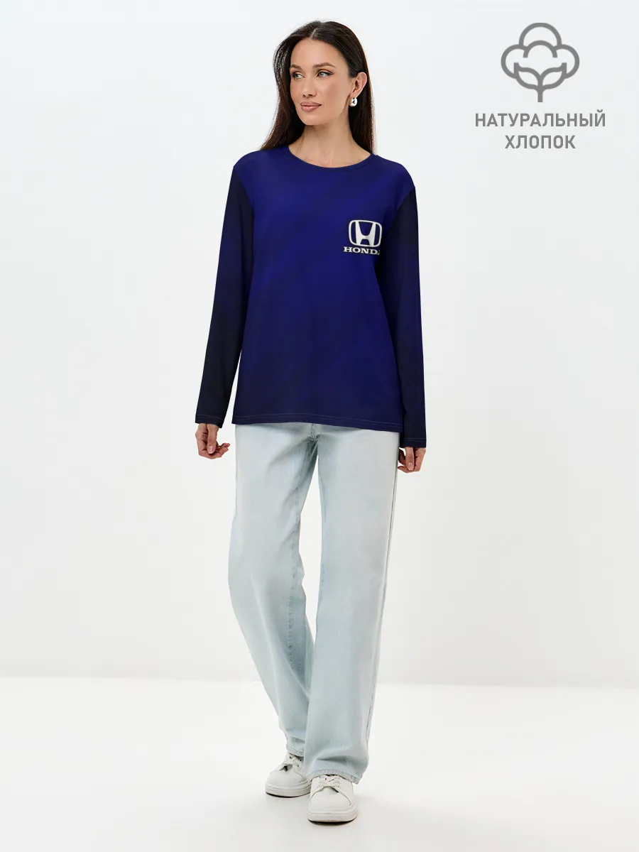 Лонгслив женский. Хлопок / HONDA