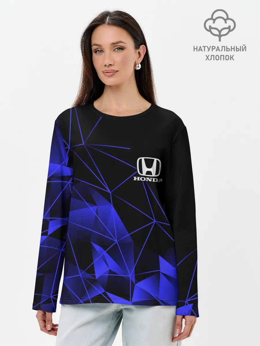 Лонгслив женский. Хлопок / HONDA