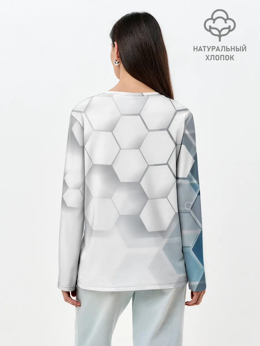 Лонгслив женский. Хлопок / Россия