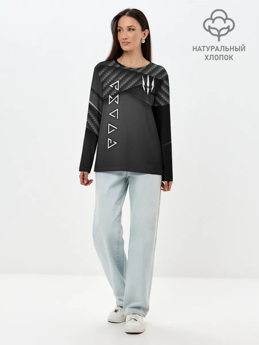 Лонгслив женский. Хлопок / THE WITCHER | ВЕДЬМАК | ГЕРАЛЬТ