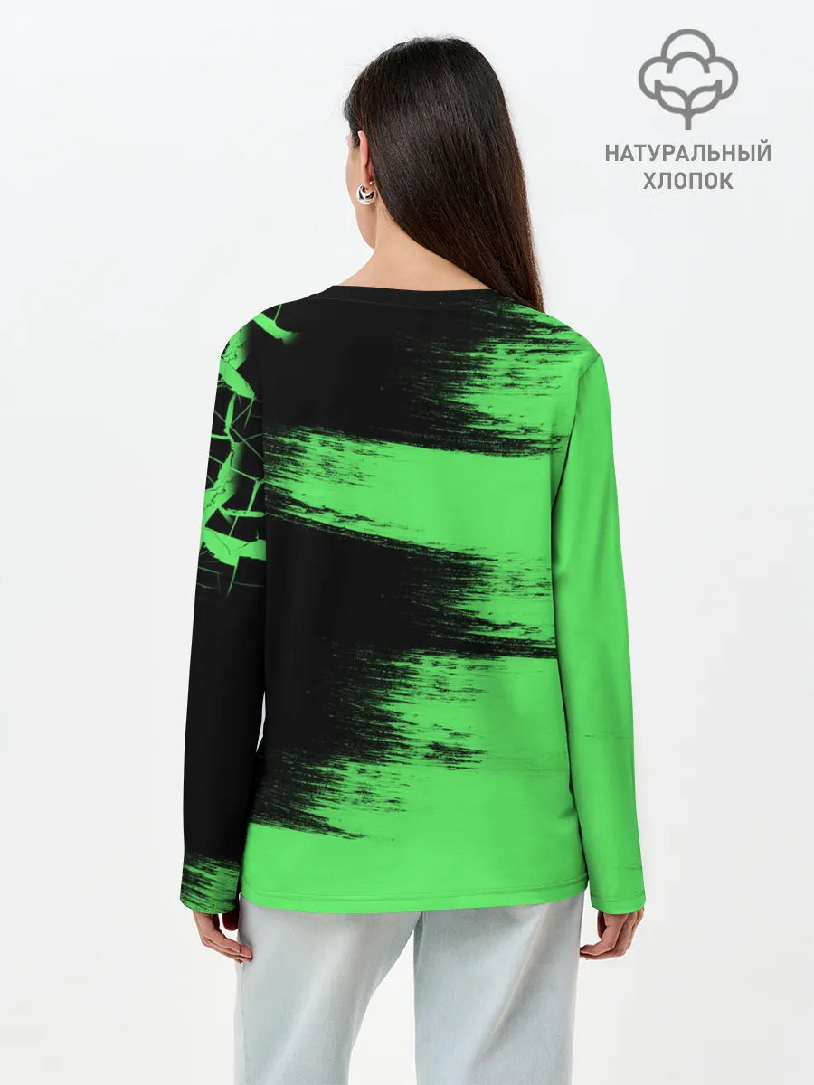 Лонгслив женский. Хлопок / Kawasaki