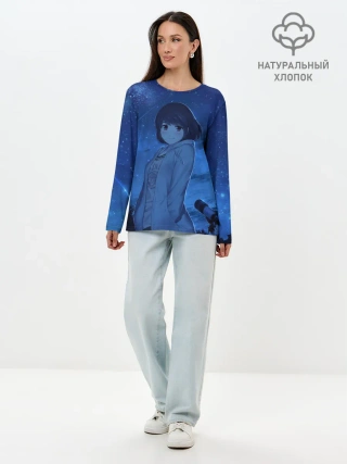 Лонгслив женский. Хлопок / Rui-Rui