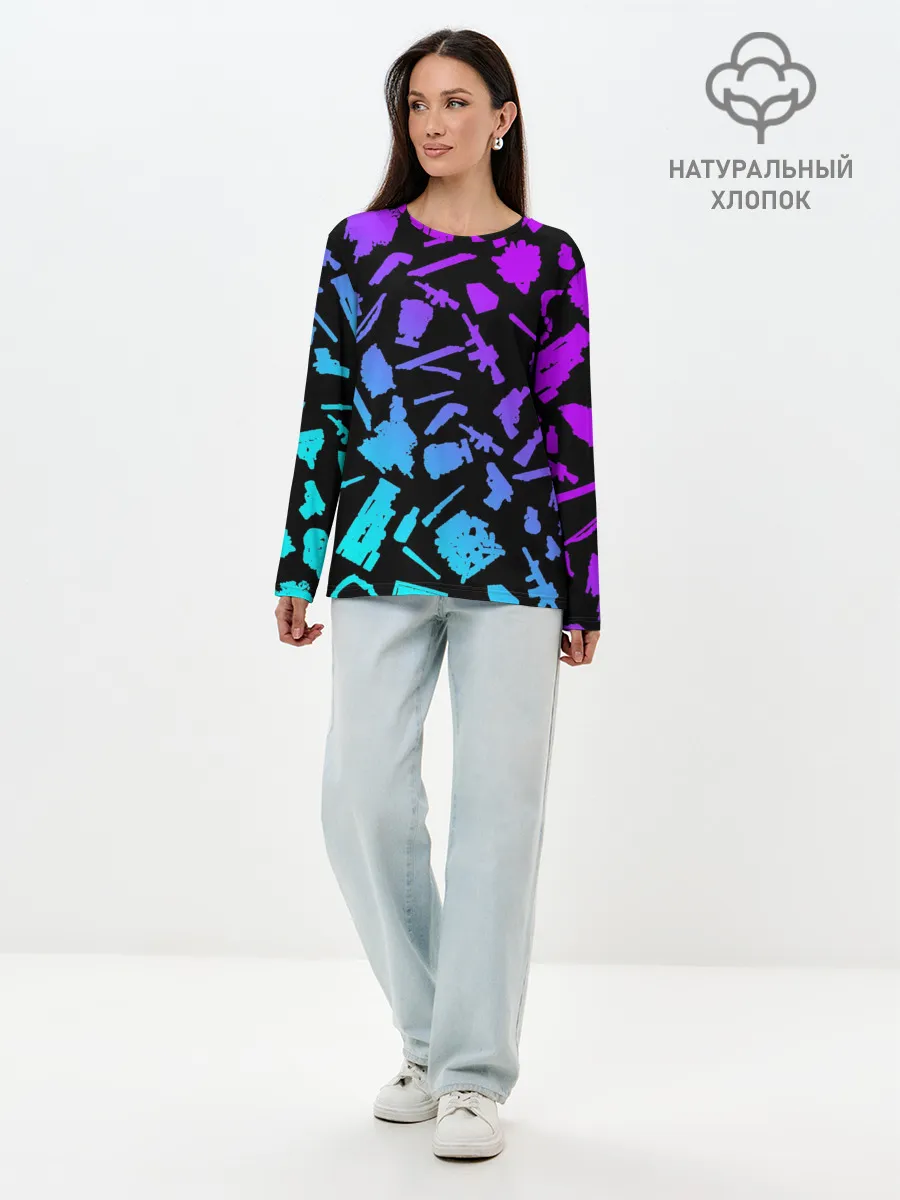 Лонгслив женский. Хлопок / PATTERN THE LAST OF US