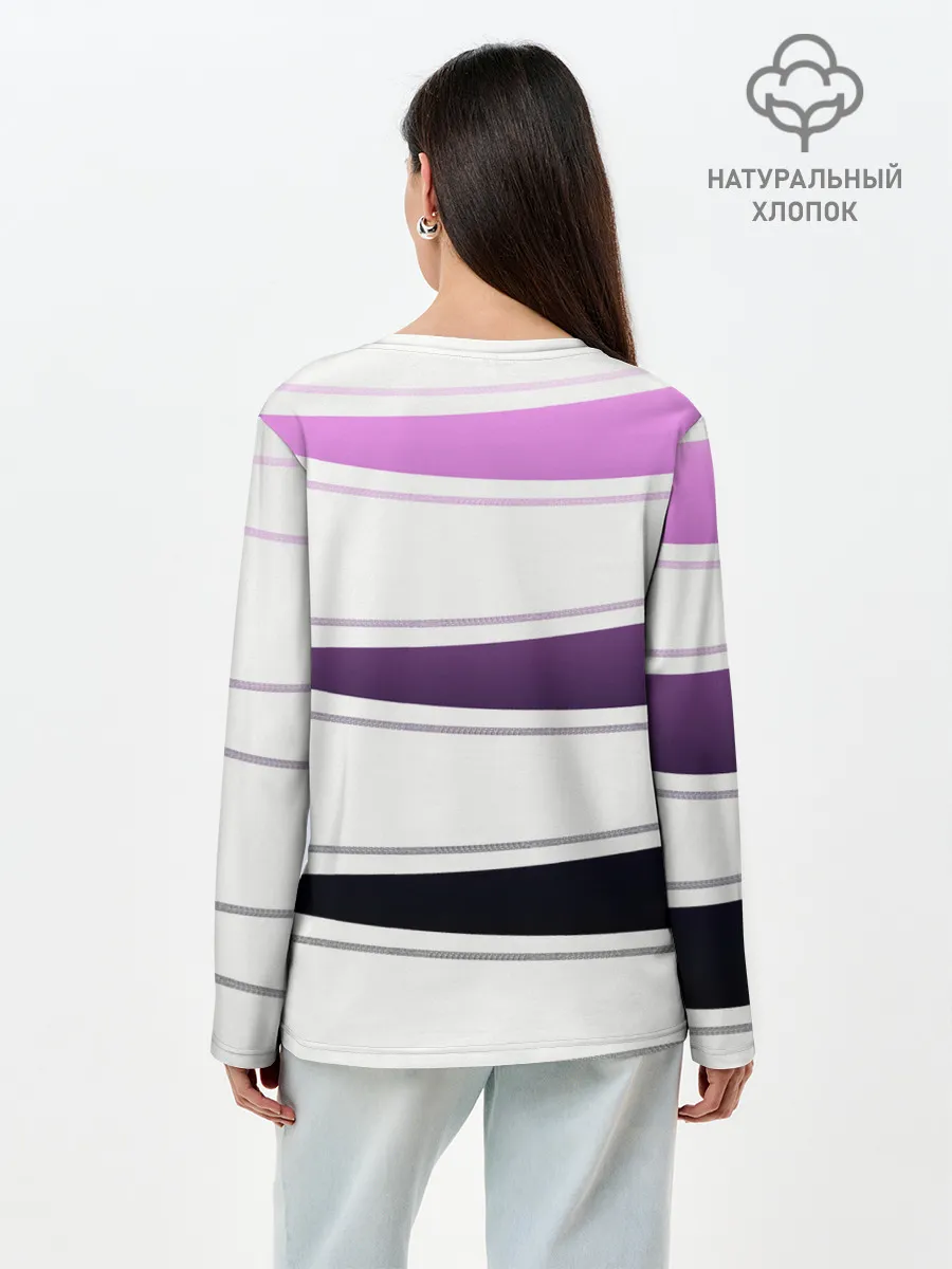 Лонгслив женский. Хлопок / у мeня