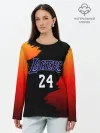 Лонгслив женский. Хлопок / Los Angeles Lakers / Kobe Brya