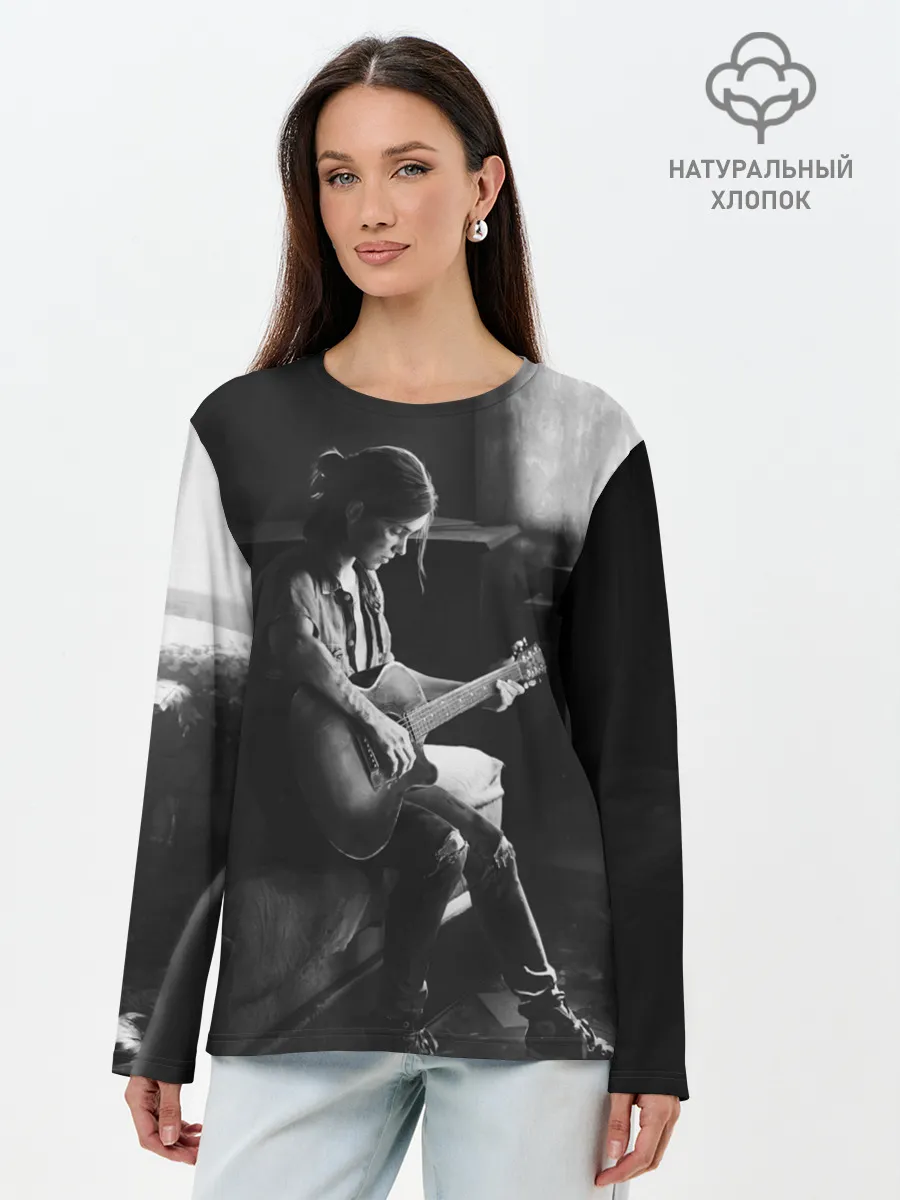 Лонгслив женский. Хлопок / THE LAST OF US PART 2 ЭЛЛИ