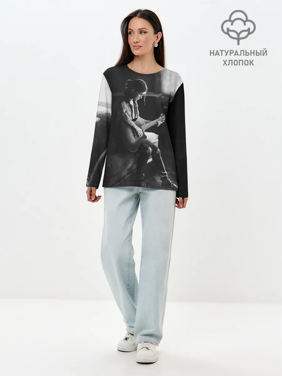 Лонгслив женский. Хлопок / THE LAST OF US PART 2 ЭЛЛИ