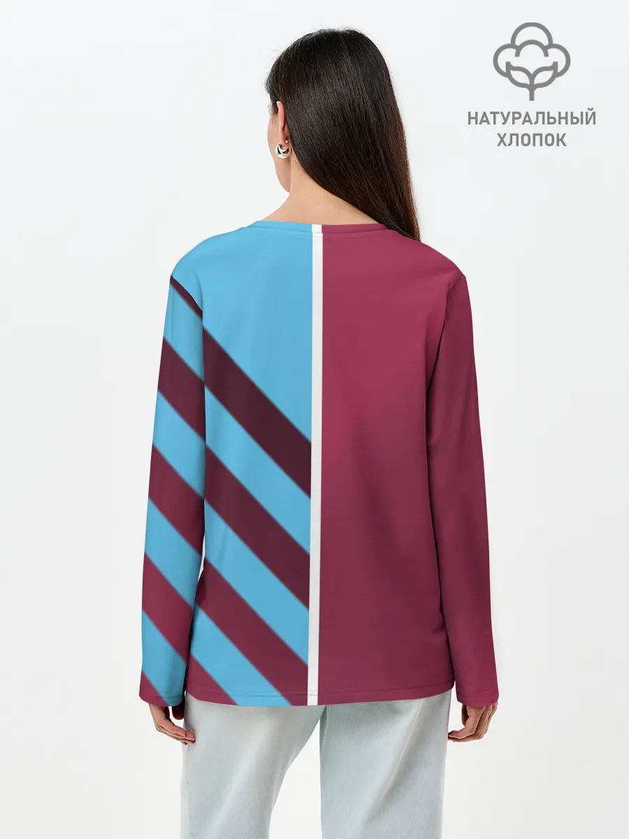 Лонгслив женский. Хлопок / Астон Вилла