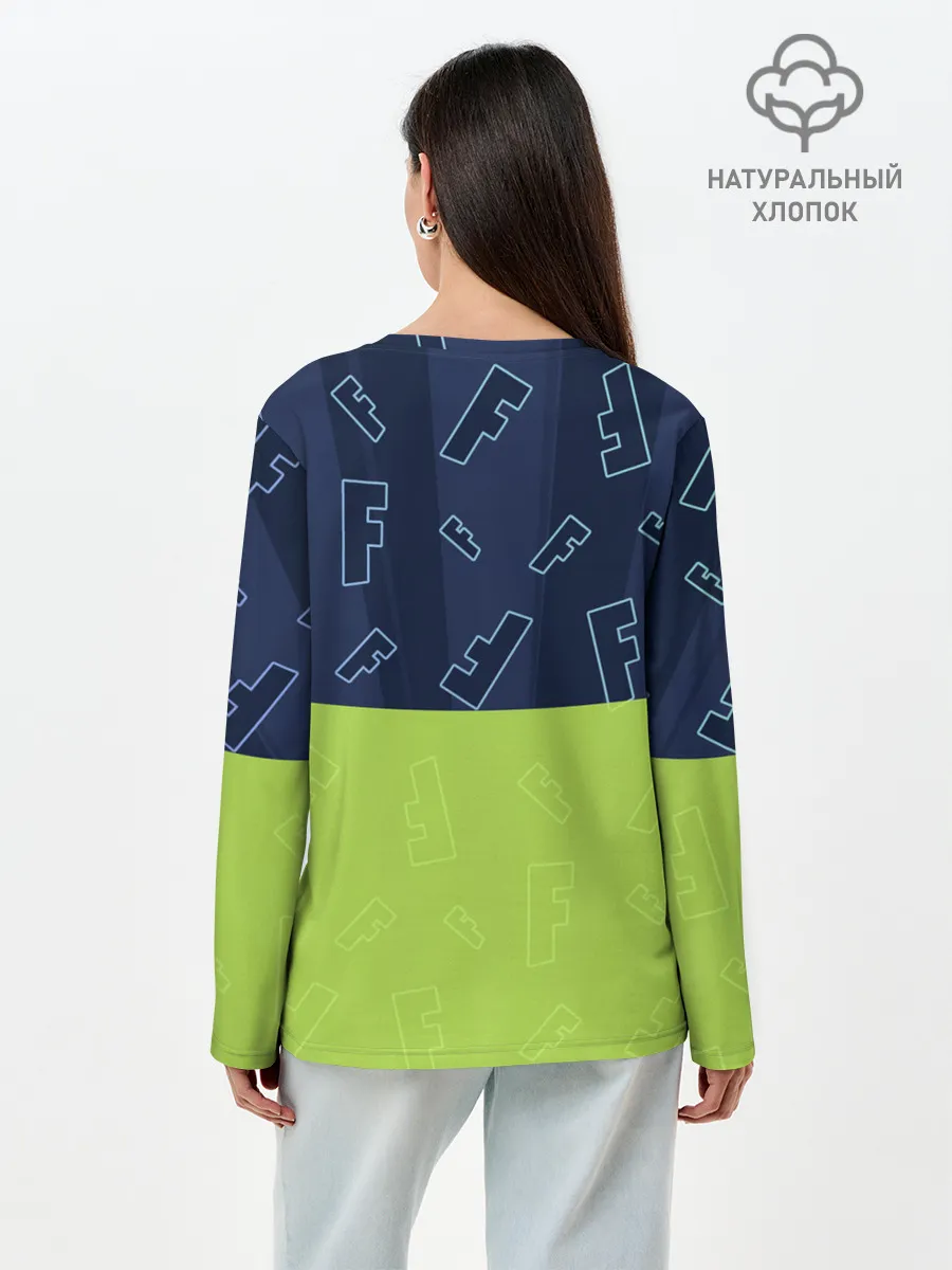 Лонгслив женский. Хлопок / FORTNITE / ФОРТНАЙТ