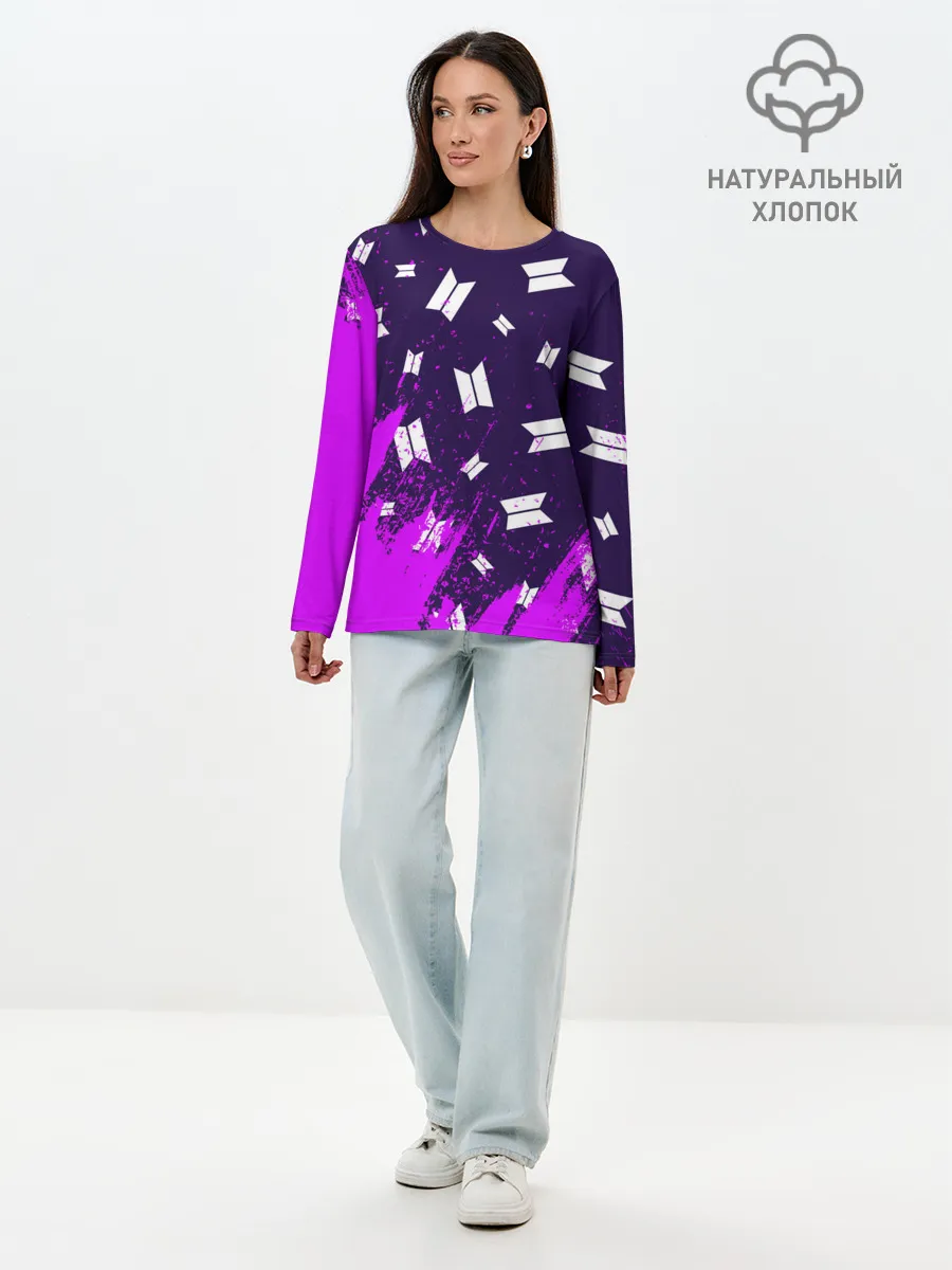 Лонгслив женский. Хлопок / BTS / БТС