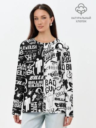 Лонгслив женский. Хлопок / BILLIE EILISH | БИЛЛИ АЙЛИШ