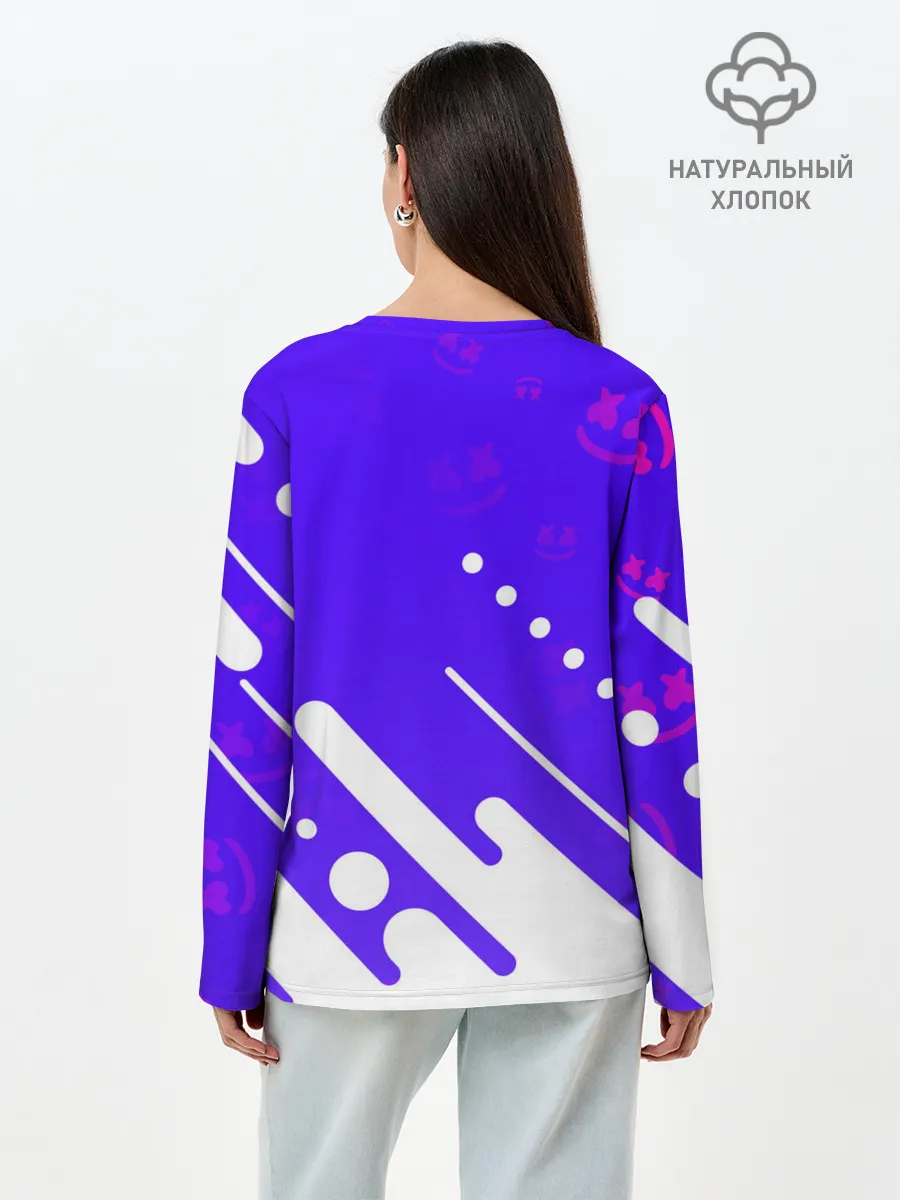 Лонгслив женский. Хлопок / MARSHMELLO / МАРШМЕЛЛОУ