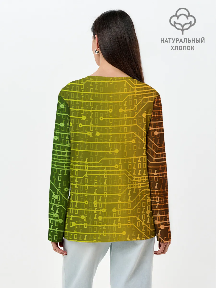 Лонгслив женский. Хлопок / Roblox