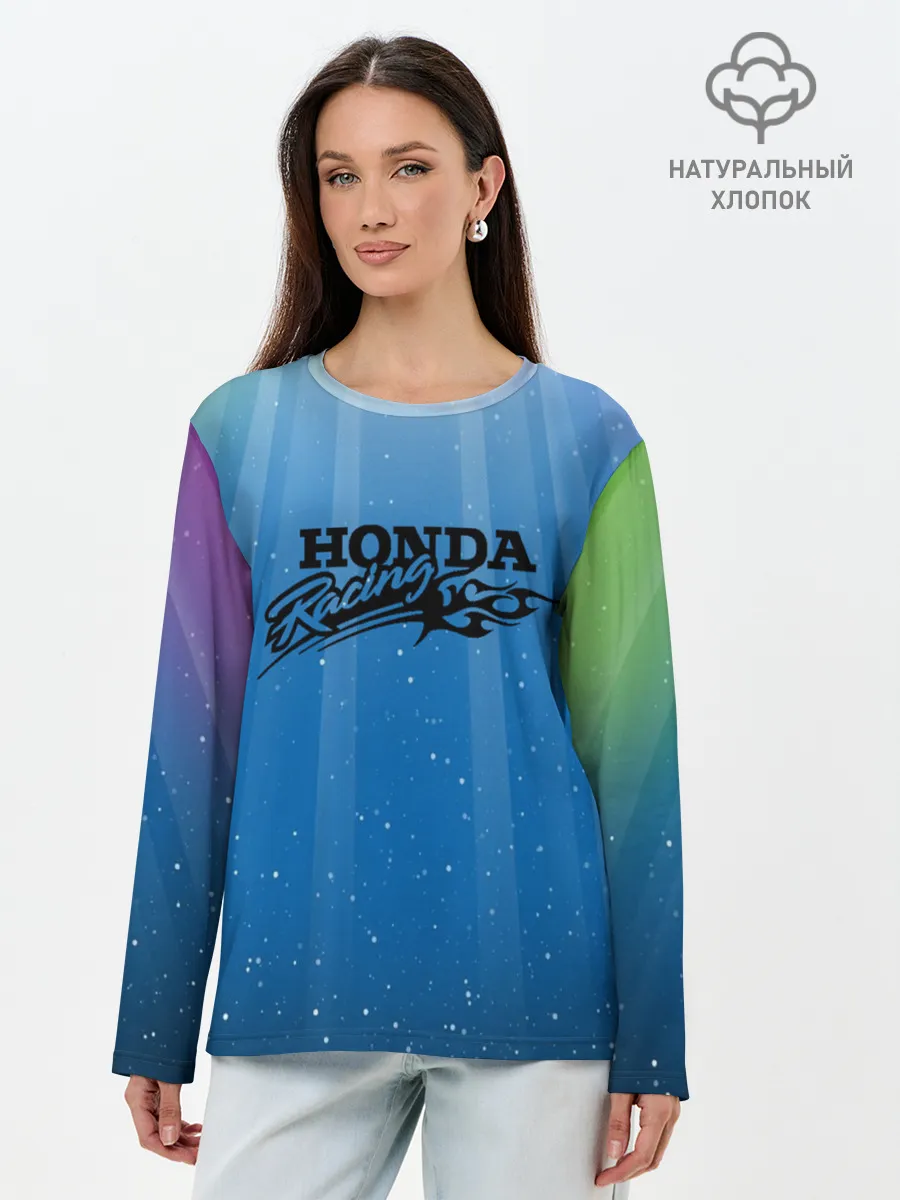 Лонгслив женский. Хлопок / nonda