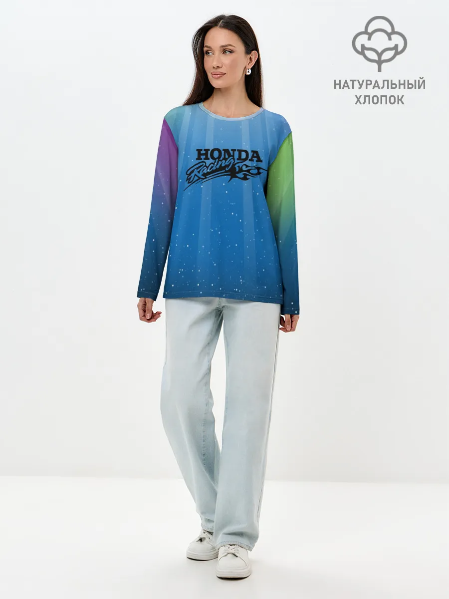 Лонгслив женский. Хлопок / nonda