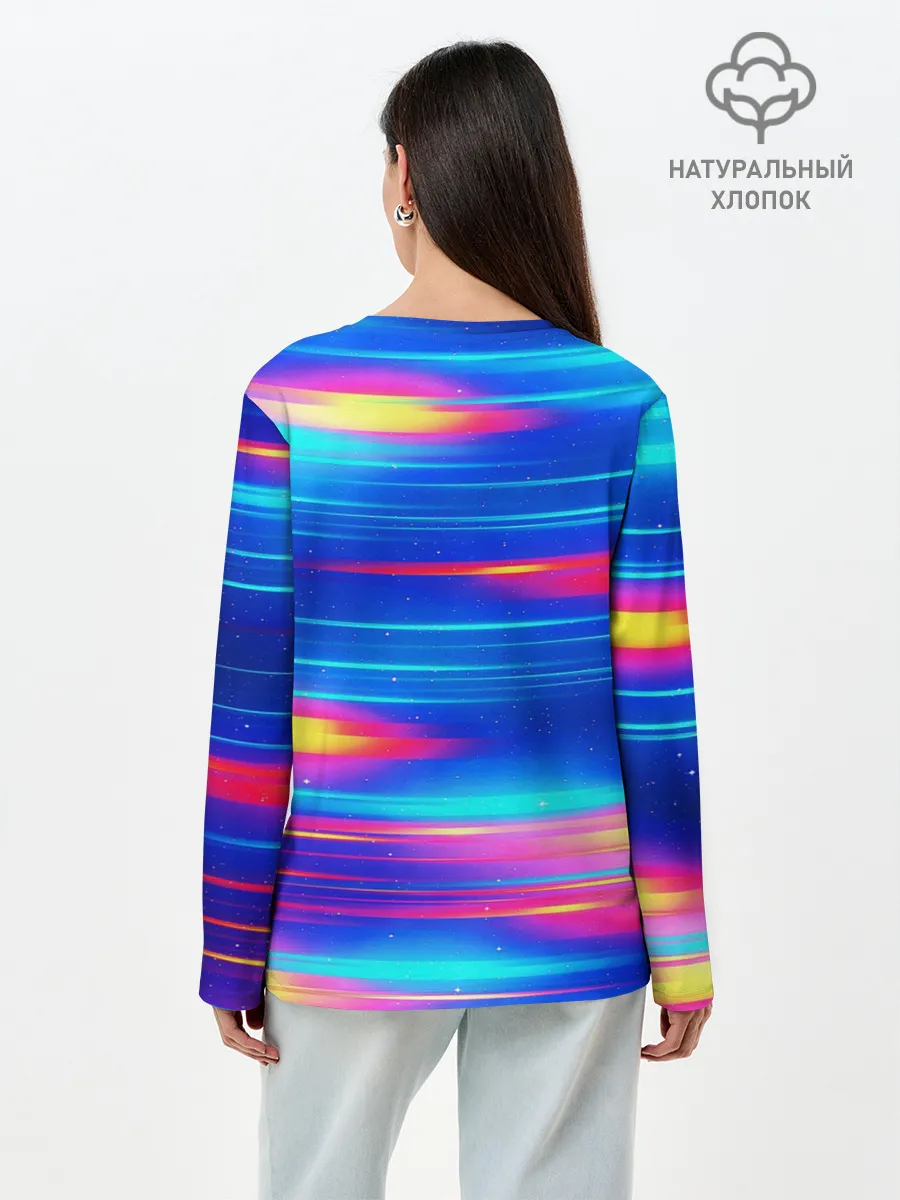 Лонгслив женский. Хлопок / Sans undertale | Санс