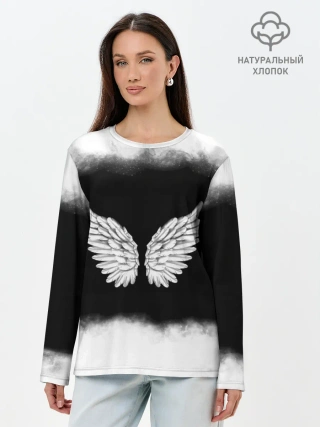 Лонгслив женский. Хлопок / Im an angel