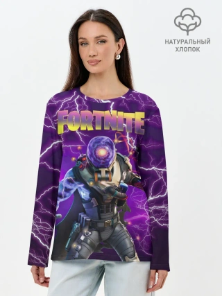 Лонгслив женский. Хлопок / Fortnite Cyclo Outfit
