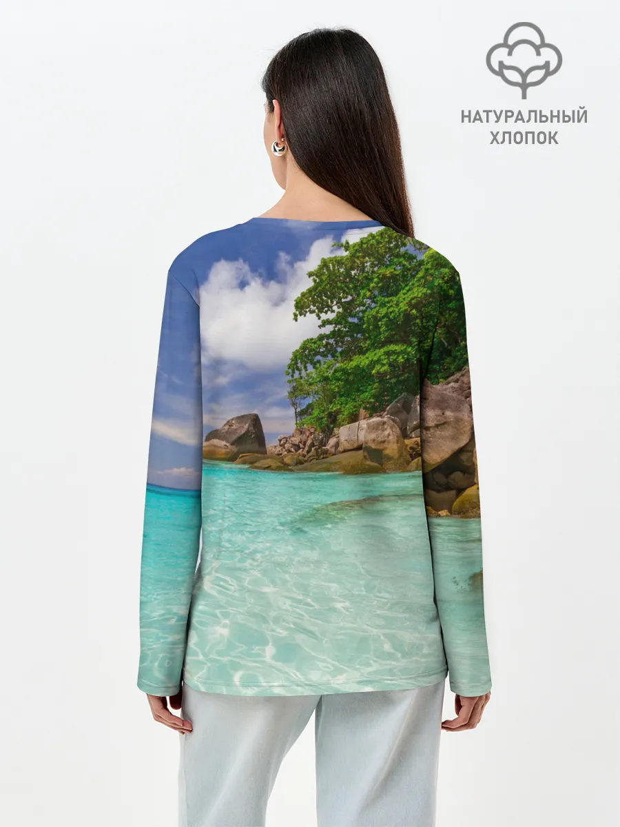 Лонгслив женский. Хлопок / Пхукет