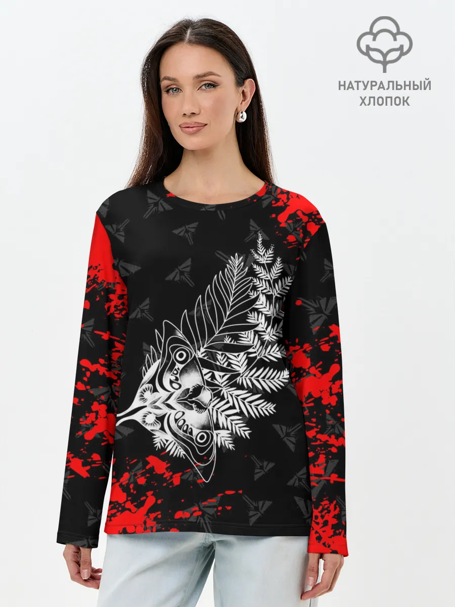 Лонгслив женский. Хлопок / THE LAST OF US 2 ТАТУ ЭЛЛИ