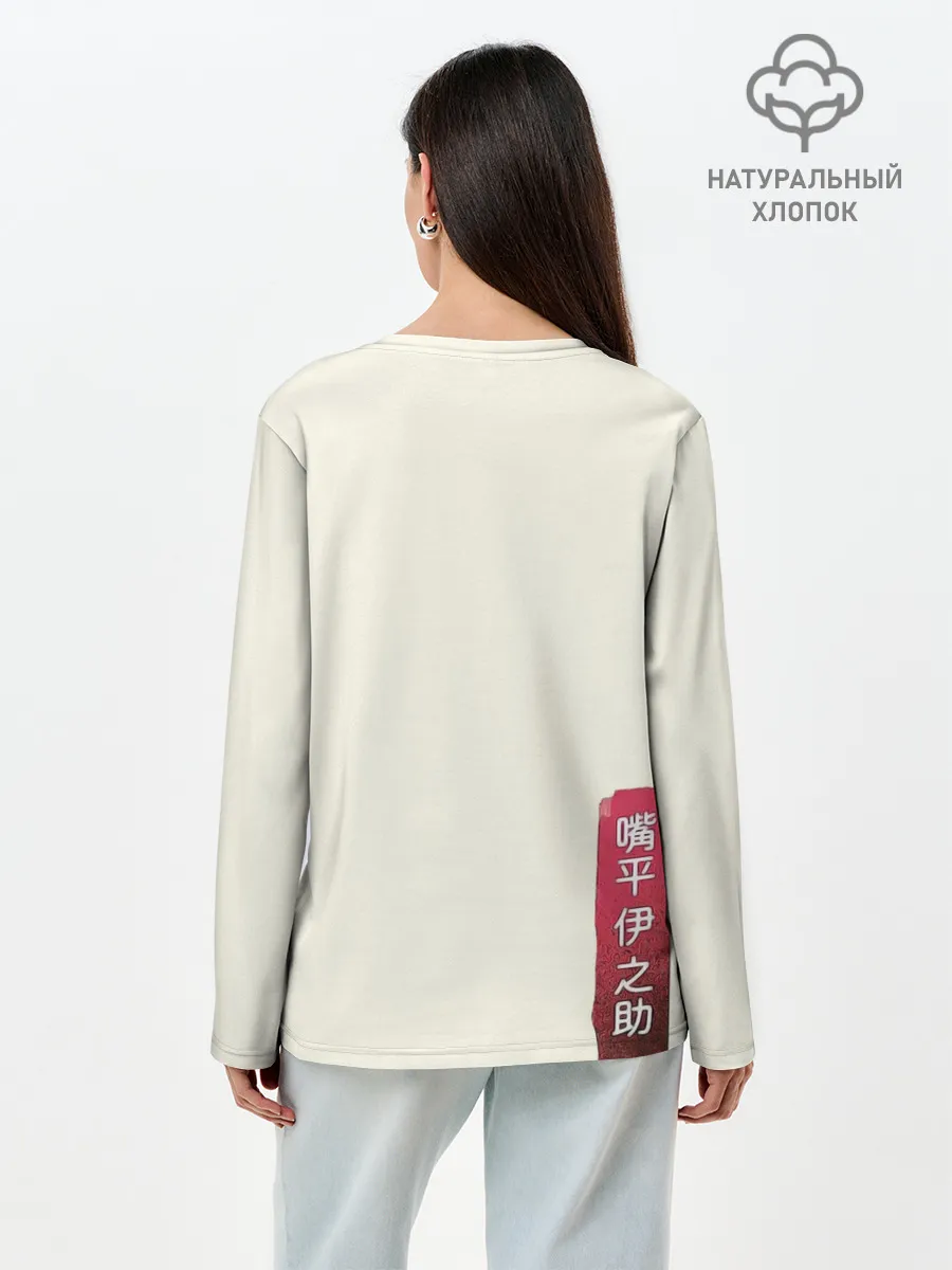 Лонгслив женский. Хлопок / Demon Slayer