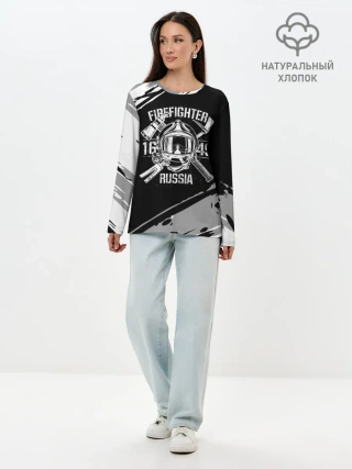 Лонгслив женский. Хлопок / FIREFIGHTER 1649 RUSSIA